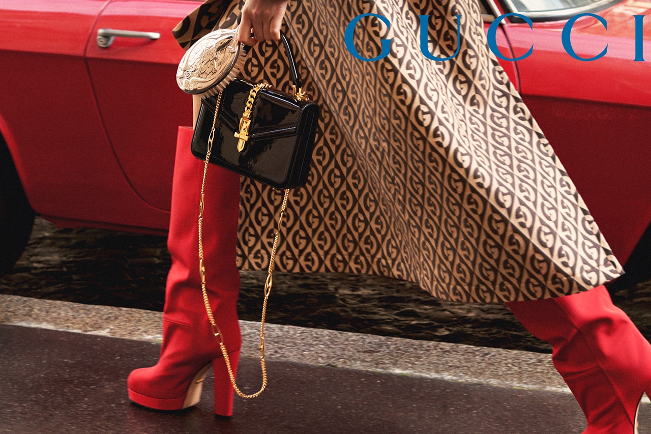 Gucci #GucciPrêtÀPorter Fall Winter 2019 2020 Campaign Imagery Glen Luchford Alessandro Michele GG Emblem 50s 60s 70s 1980s Past Present Collection Lookbook