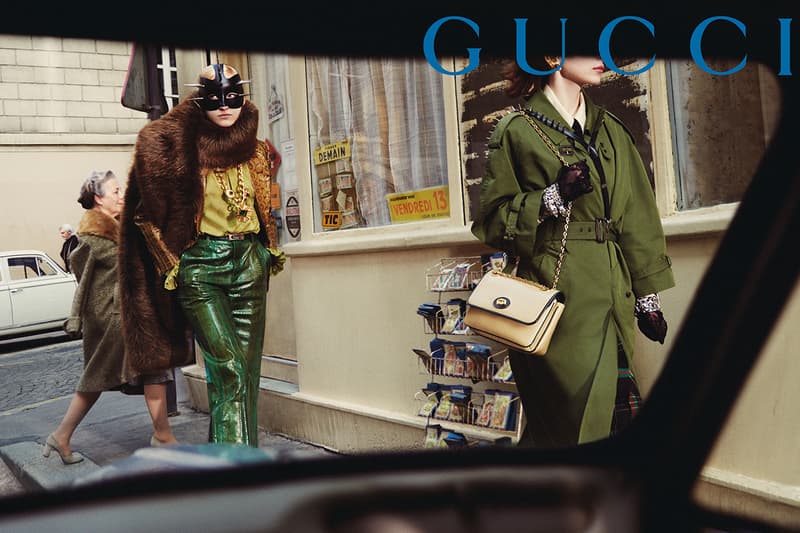 Gucci #GucciPrêtÀPorter Fall Winter 2019 2020 Campaign Imagery Glen Luchford Alessandro Michele GG Emblem 50s 60s 70s 1980s Past Present Collection Lookbook