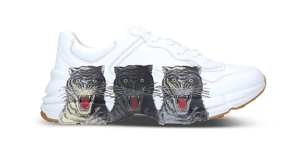 sneakers tiger print