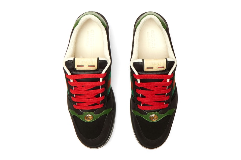 Gucci Screener Sneakers Black Release Info Buy Size Red Green