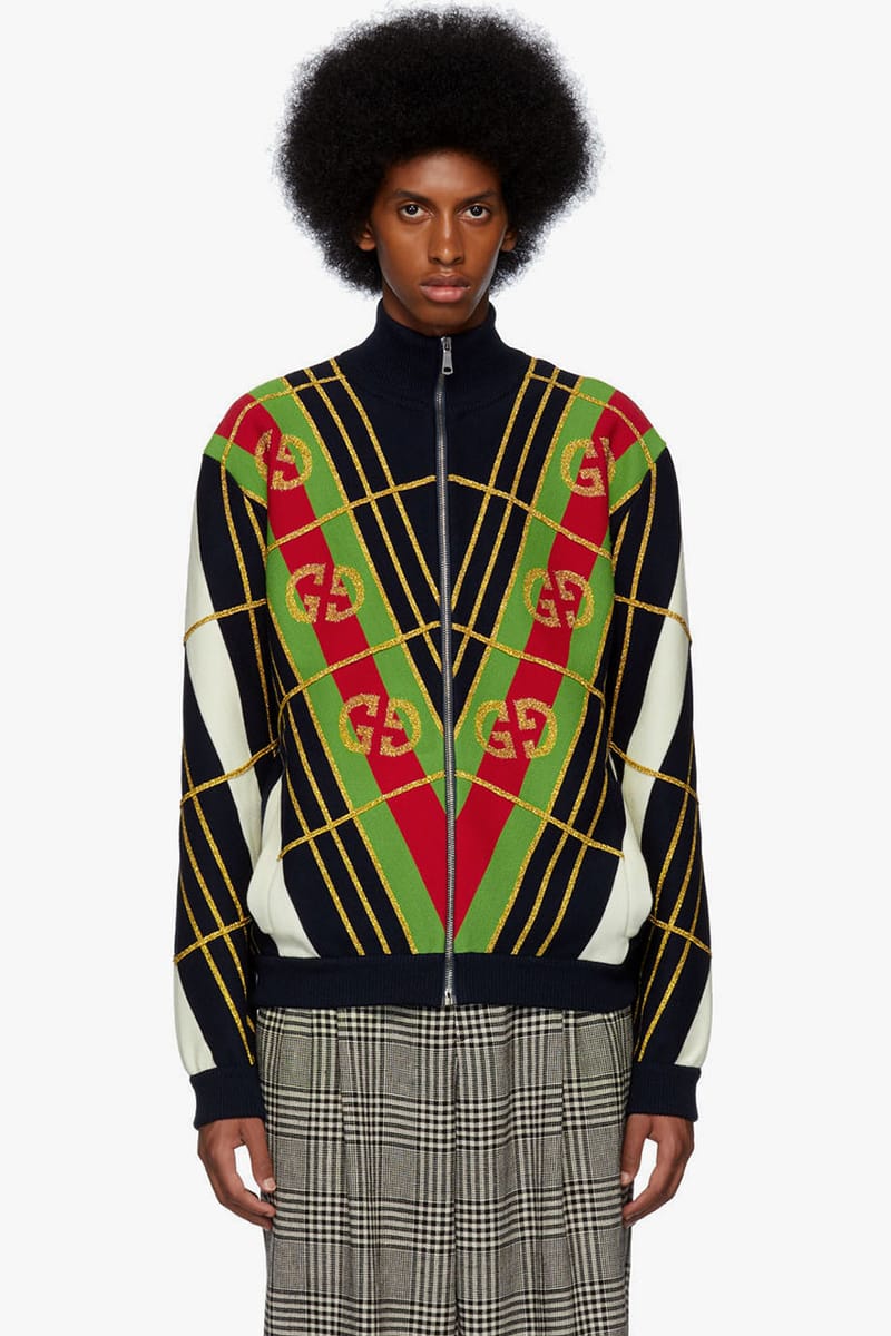 gucci zip up sweater