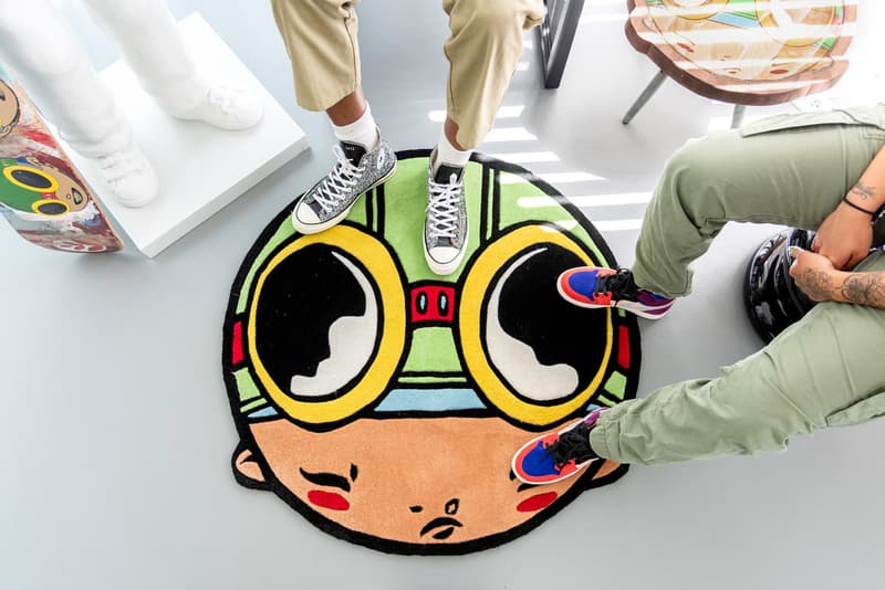 hebru brantley flyboy rug release details artwork editions collectibles home goods
