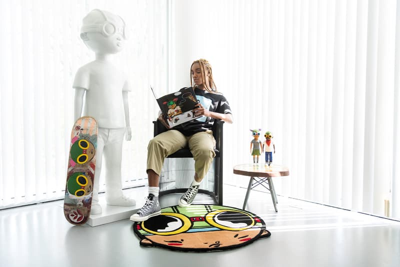 hebru brantley flyboy rug release details artwork editions collectibles home goods