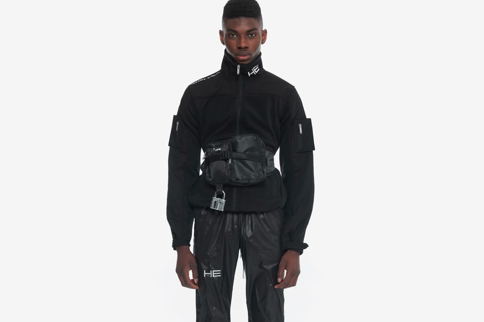 HELIOT EMIL: Off-White Punctured Cargo Pants