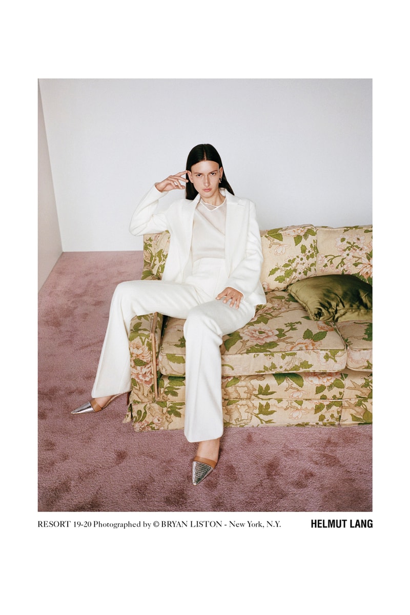 helmut lang resort 2020 collection lookbook editorial images mens womens 