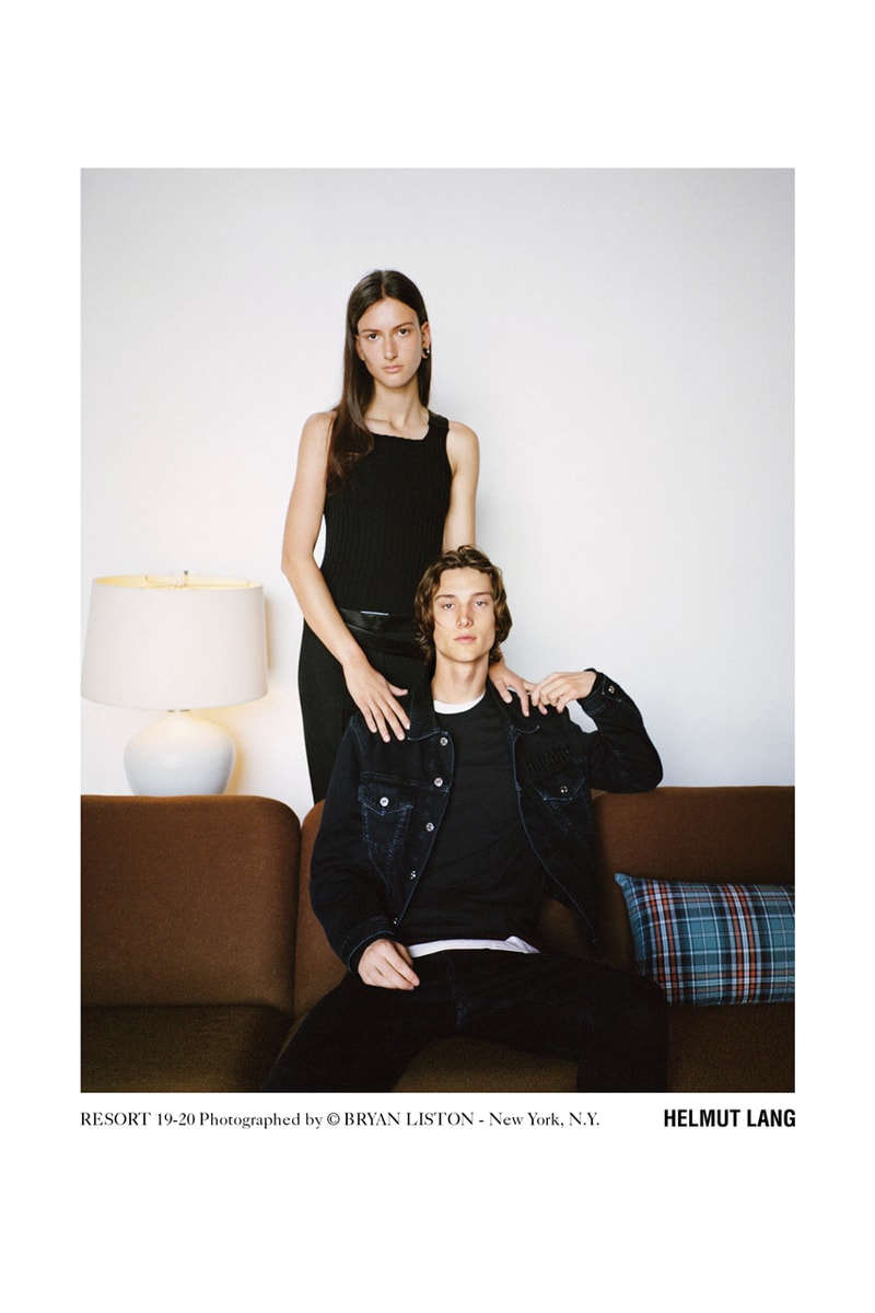helmut lang resort 2020 collection lookbook editorial images mens womens 