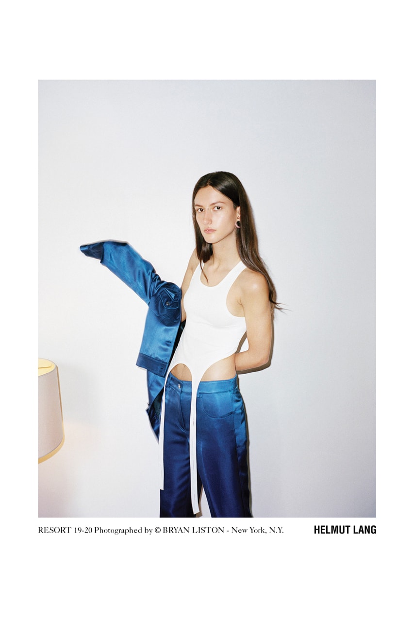 helmut lang resort 2020 collection lookbook editorial images mens womens 