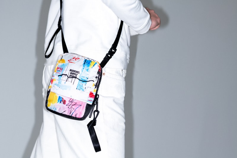 Herschel Supply Launches Basquiat Collection bags backpacks hip packs duffels duffles jean michel basquiat graffitti neo expressionism 