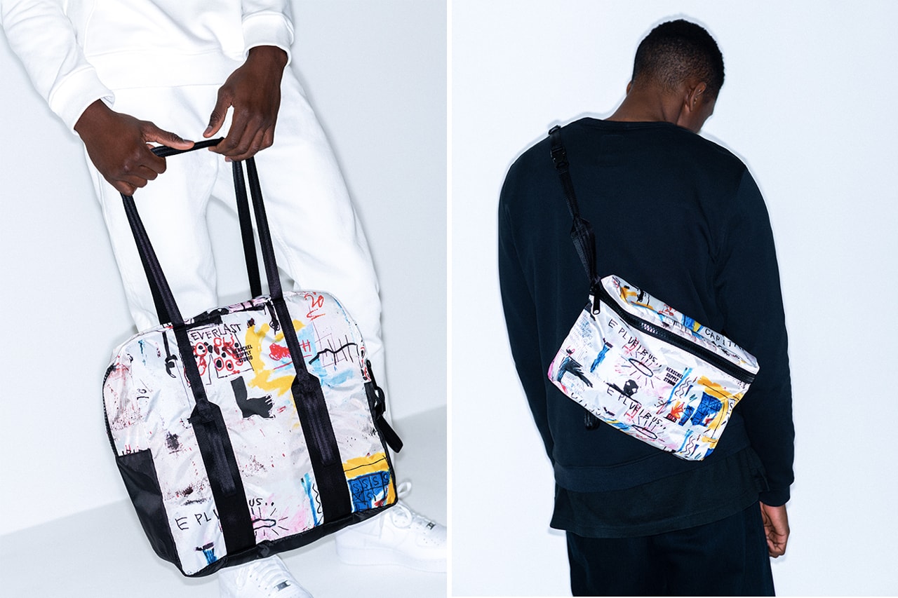 Herschel Supply Launches Basquiat Collection bags backpacks hip packs duffels duffles jean michel basquiat graffitti neo expressionism