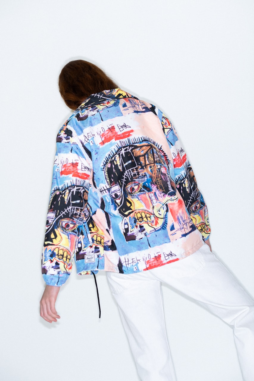Herschel Supply Launches Basquiat Collection bags backpacks hip packs duffels duffles jean michel basquiat graffitti neo expressionism