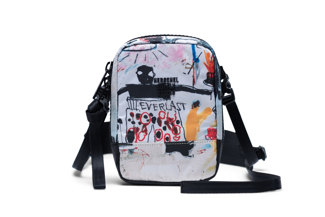 Herschel Supply Launches Basquiat Collection bags backpacks hip packs duffels duffles jean michel basquiat graffitti neo expressionism 