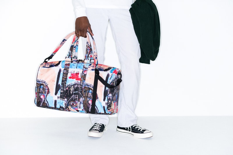 Herschel Supply Launches Basquiat Collection bags backpacks hip packs duffels duffles jean michel basquiat graffitti neo expressionism 