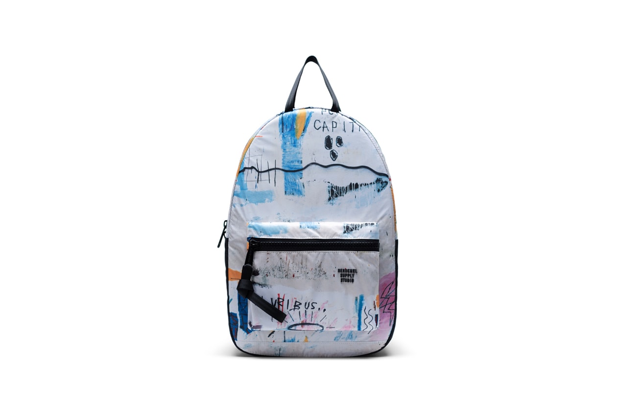 Herschel Supply Launches Basquiat Collection bags backpacks hip packs duffels duffles jean michel basquiat graffitti neo expressionism 