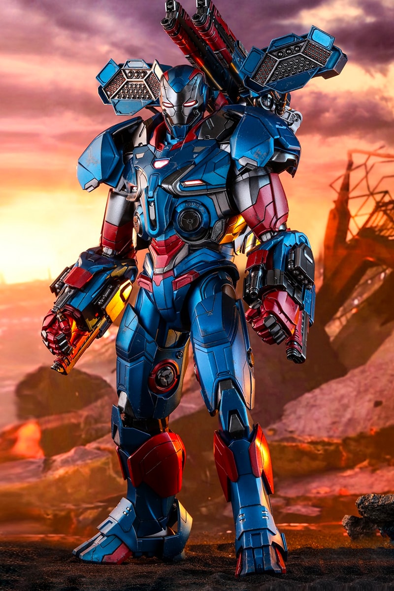 Hot Toys Avengers Endgame Iron Patriot Marvel Studios cinematic universe iron man war machine 1 6th model 