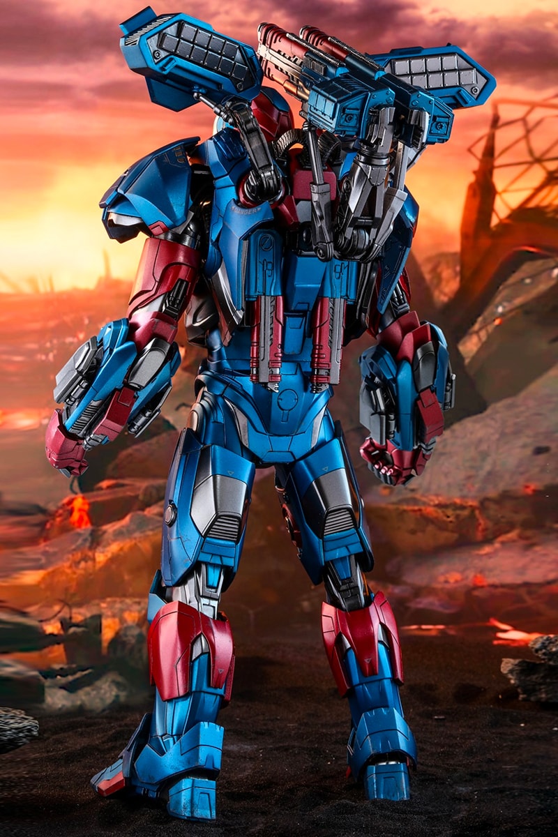 Hot Toys Avengers Endgame Iron Patriot Marvel Studios cinematic universe iron man war machine 1 6th model 