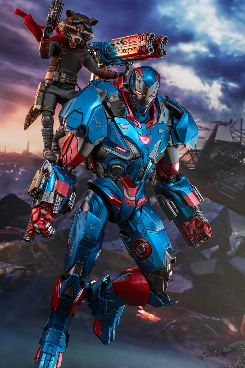 Hot Toys Avengers Endgame Iron Patriot Marvel Studios cinematic universe iron man war machine 1 6th model 