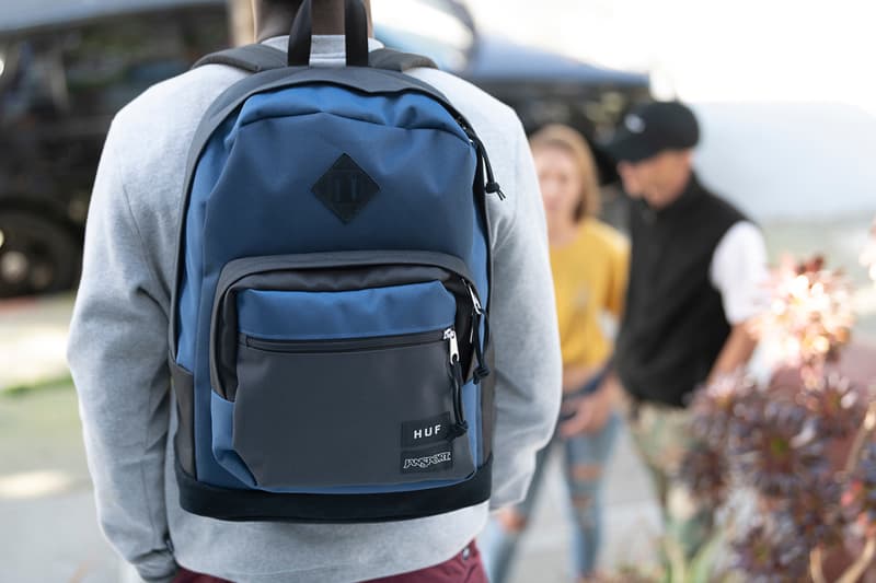 HUF x JanSport Bag Collaboration for Fall 2019 backpack hip pack fanny pack cooler bag ripstop commuter skater 