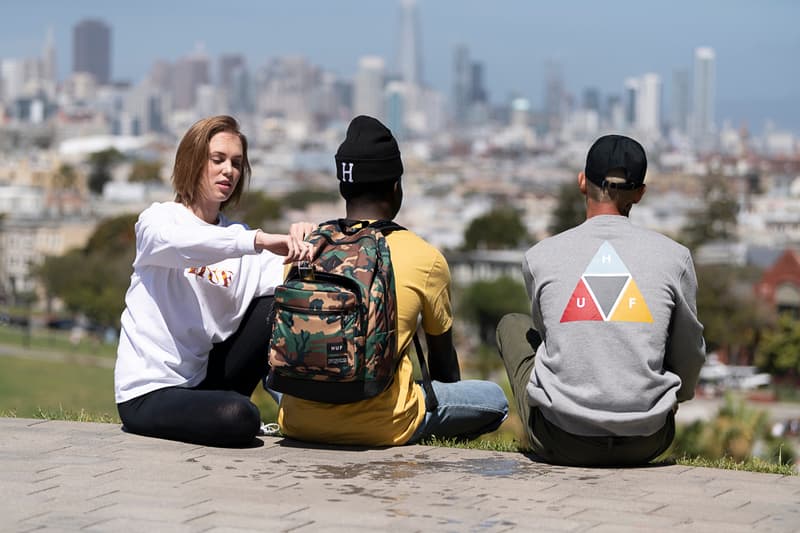 HUF x JanSport Bag Collaboration for Fall 2019 backpack hip pack fanny pack cooler bag ripstop commuter skater 