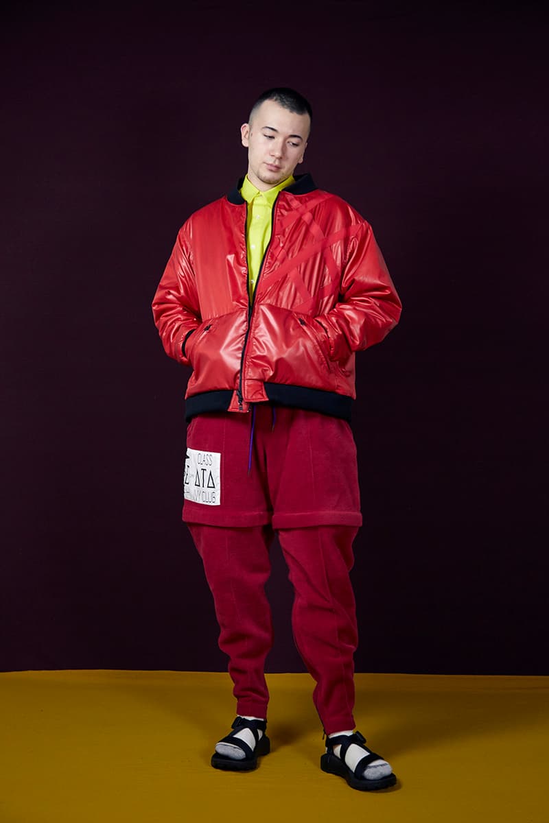 Humis Fall Winter 2019 Collection Lookbook Japan Laidback Streetwear Tailoring Techwear Slouchy Silhouettes Shorts Jackets T-Shirts Sweatshirts Coats Trousers