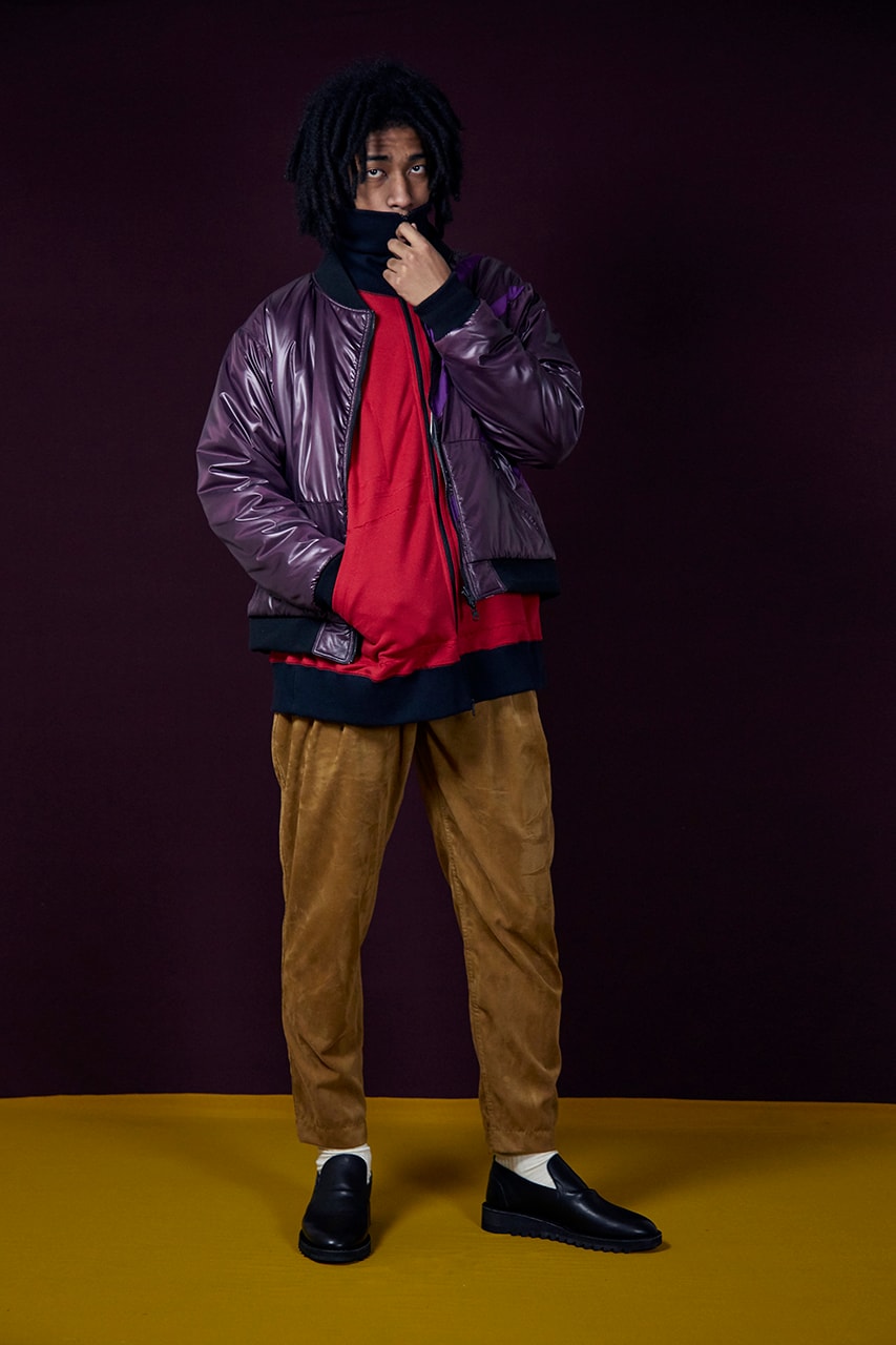 Humis Fall Winter 2019 Collection Lookbook Japan Laidback Streetwear Tailoring Techwear Slouchy Silhouettes Shorts Jackets T-Shirts Sweatshirts Coats Trousers