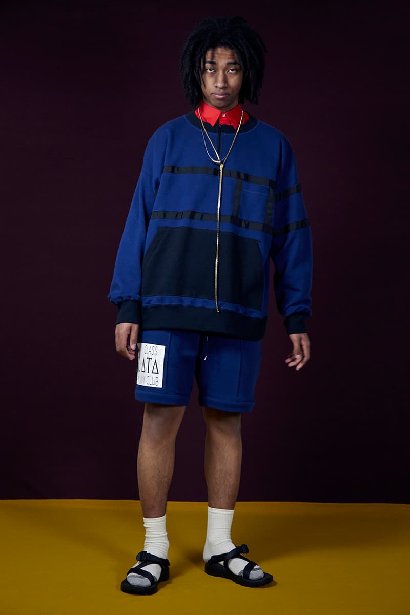 Humis Fall Winter 2019 Collection Lookbook Japan Laidback Streetwear Tailoring Techwear Slouchy Silhouettes Shorts Jackets T-Shirts Sweatshirts Coats Trousers