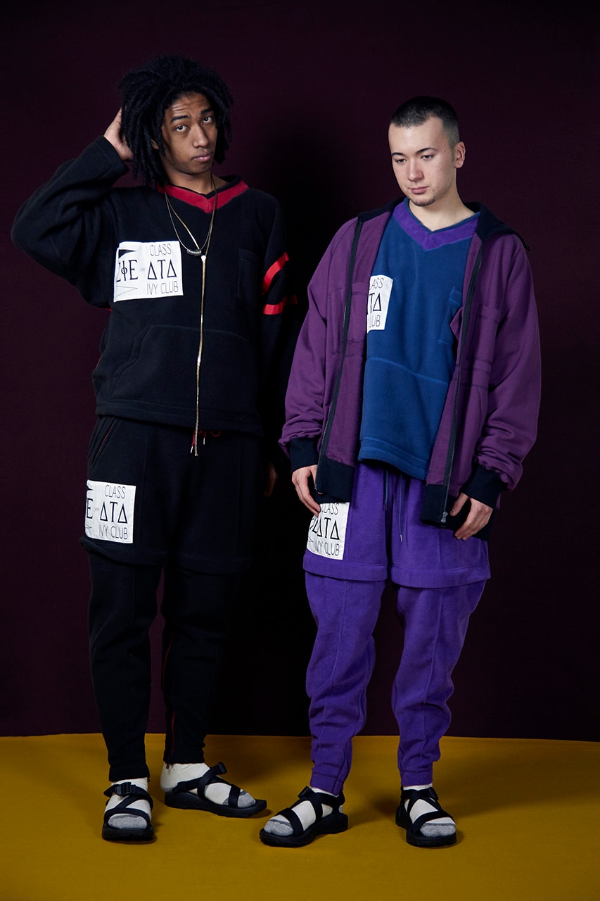 Humis Fall Winter 2019 Collection Lookbook Japan Laidback Streetwear Tailoring Techwear Slouchy Silhouettes Shorts Jackets T-Shirts Sweatshirts Coats Trousers