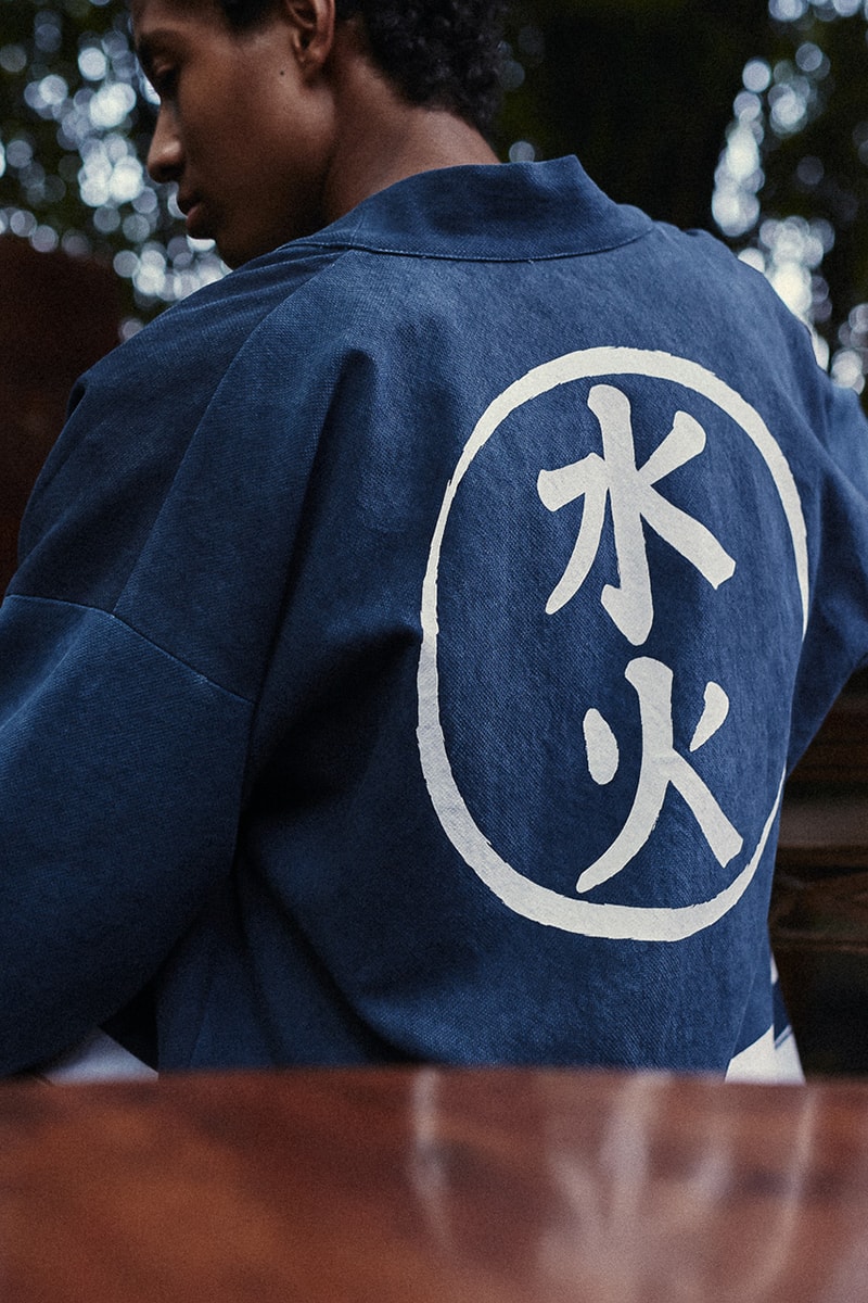 ih nom uh nit Spring/Summer 2020 Lookbook Collection SS20 'Stranger Things' T-Shirts Eleven Millie Bobbie Brown Asian Influences Kimonos Robes Kanji Graphics Blossom 