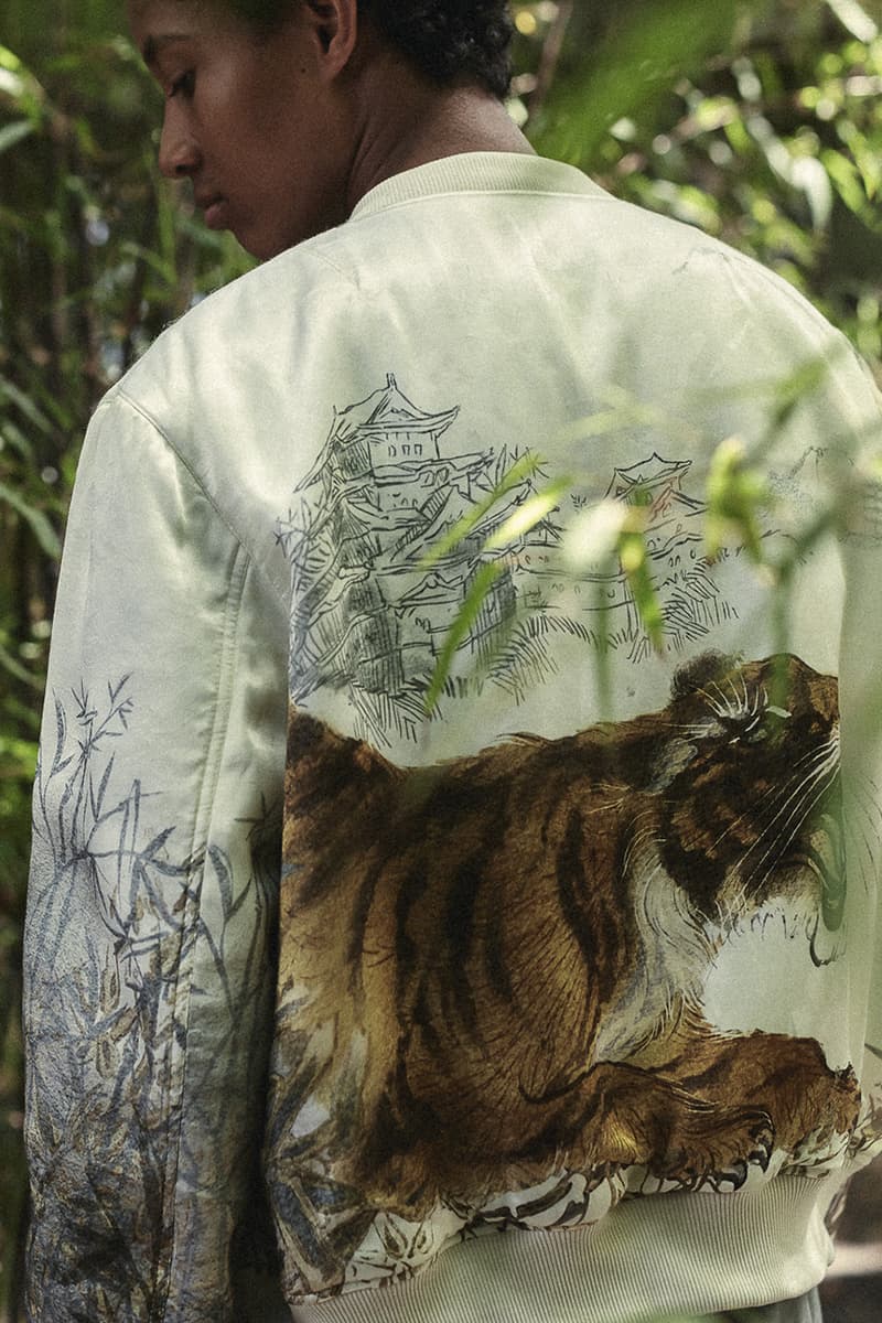 ih nom uh nit Spring/Summer 2020 Lookbook Collection SS20 'Stranger Things' T-Shirts Eleven Millie Bobbie Brown Asian Influences Kimonos Robes Kanji Graphics Blossom