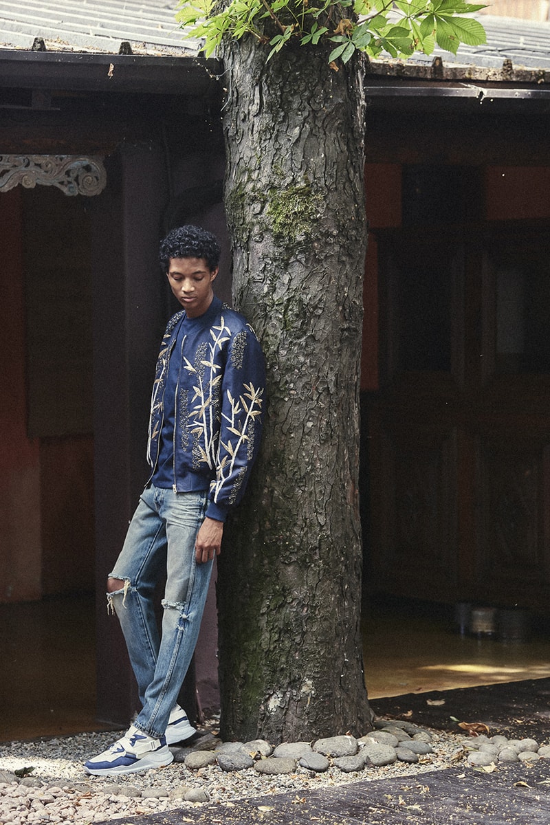 ih nom uh nit Spring/Summer 2020 Lookbook Collection SS20 'Stranger Things' T-Shirts Eleven Millie Bobbie Brown Asian Influences Kimonos Robes Kanji Graphics Blossom 