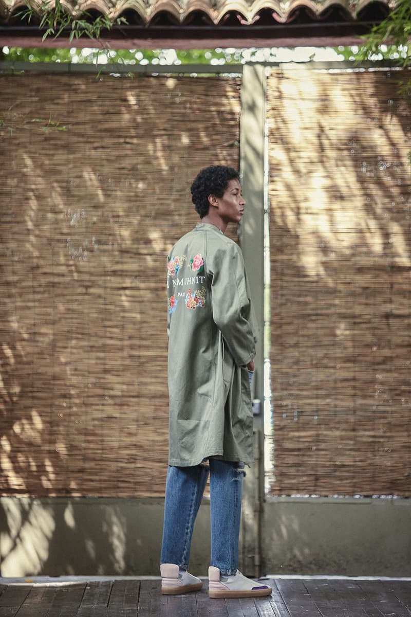ih nom uh nit Spring/Summer 2020 Lookbook Collection SS20 'Stranger Things' T-Shirts Eleven Millie Bobbie Brown Asian Influences Kimonos Robes Kanji Graphics Blossom