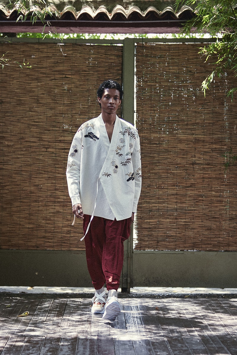 ih nom uh nit Spring/Summer 2020 Lookbook Collection SS20 'Stranger Things' T-Shirts Eleven Millie Bobbie Brown Asian Influences Kimonos Robes Kanji Graphics Blossom 