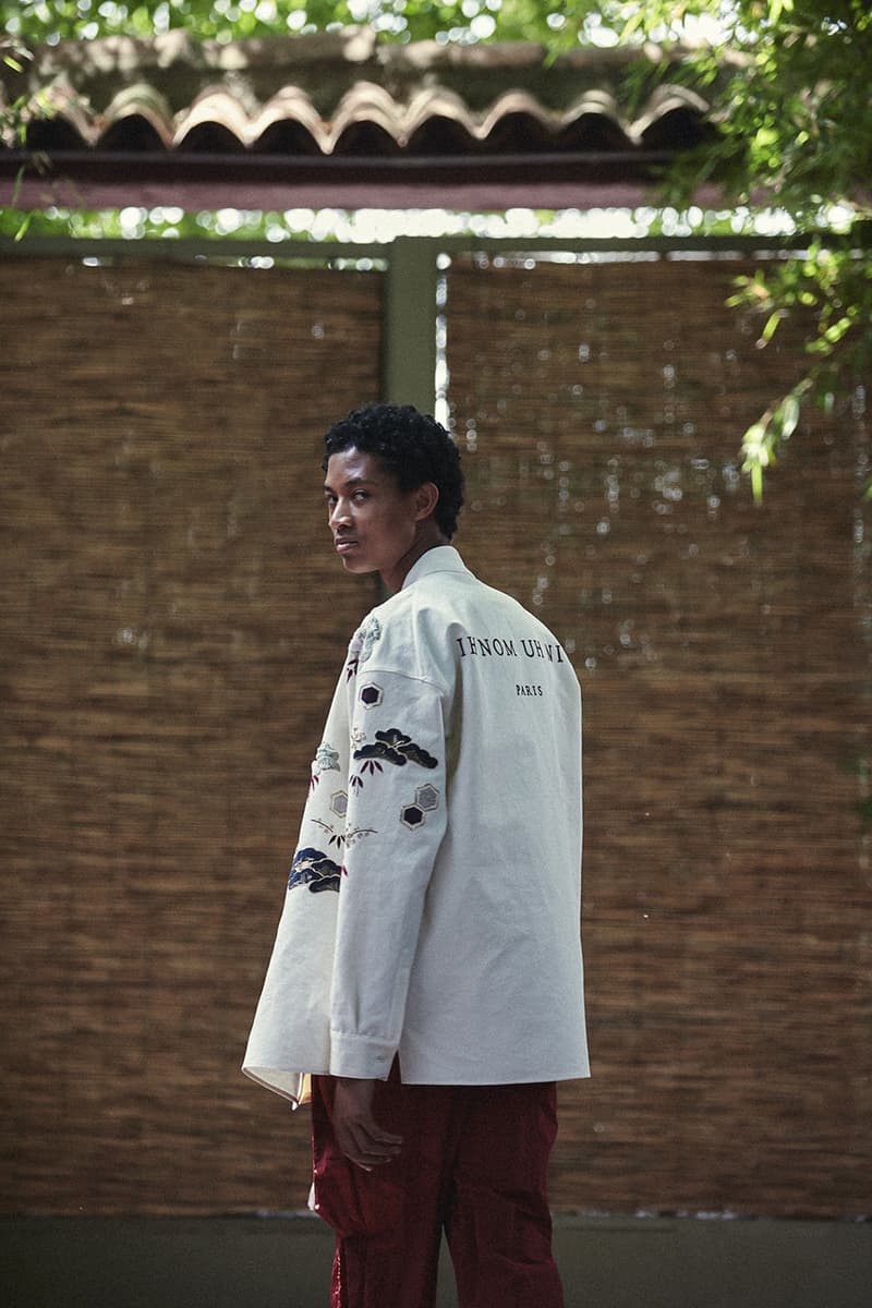 ih nom uh nit Spring/Summer 2020 Lookbook Collection SS20 'Stranger Things' T-Shirts Eleven Millie Bobbie Brown Asian Influences Kimonos Robes Kanji Graphics Blossom