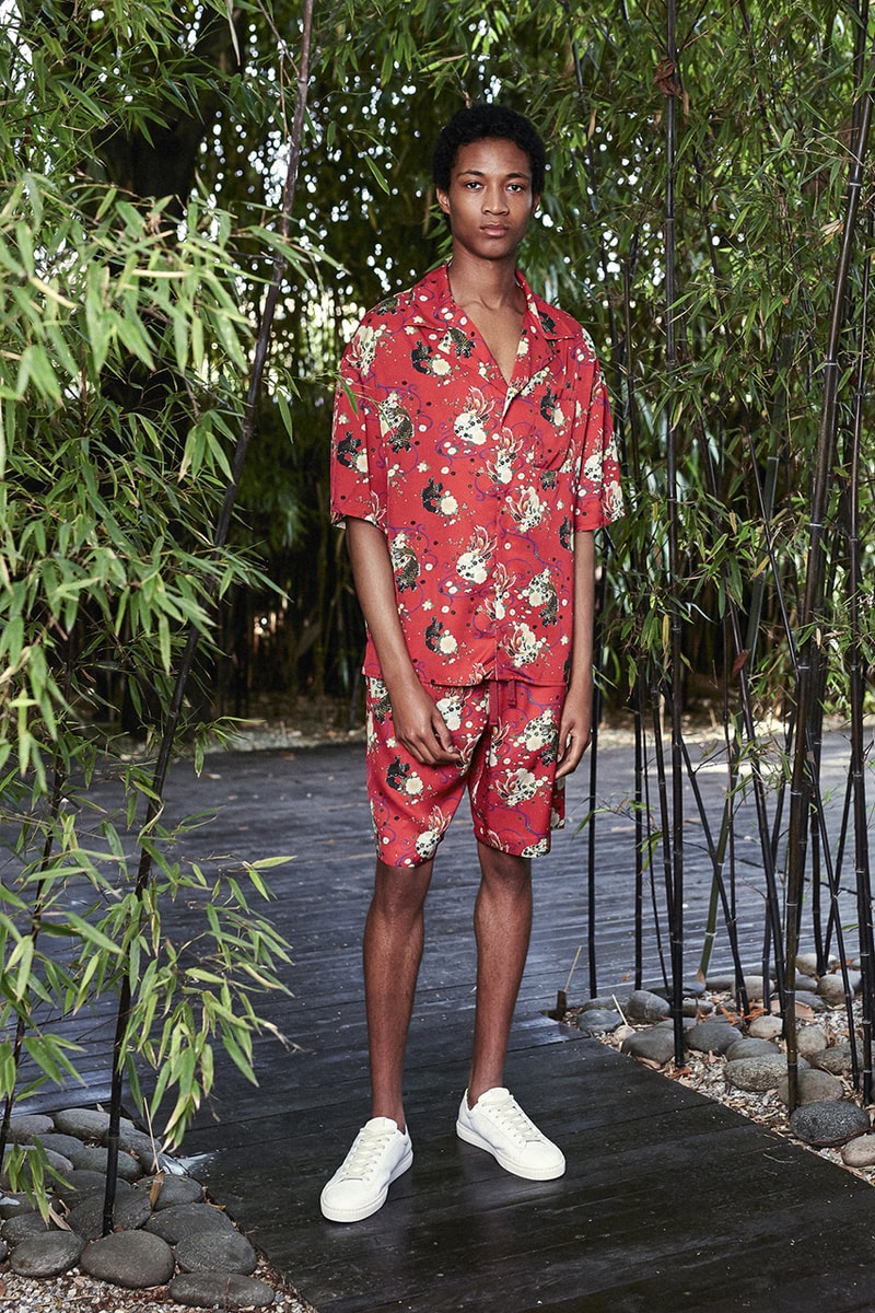 ih nom uh nit Spring/Summer 2020 Lookbook Collection SS20 'Stranger Things' T-Shirts Eleven Millie Bobbie Brown Asian Influences Kimonos Robes Kanji Graphics Blossom 