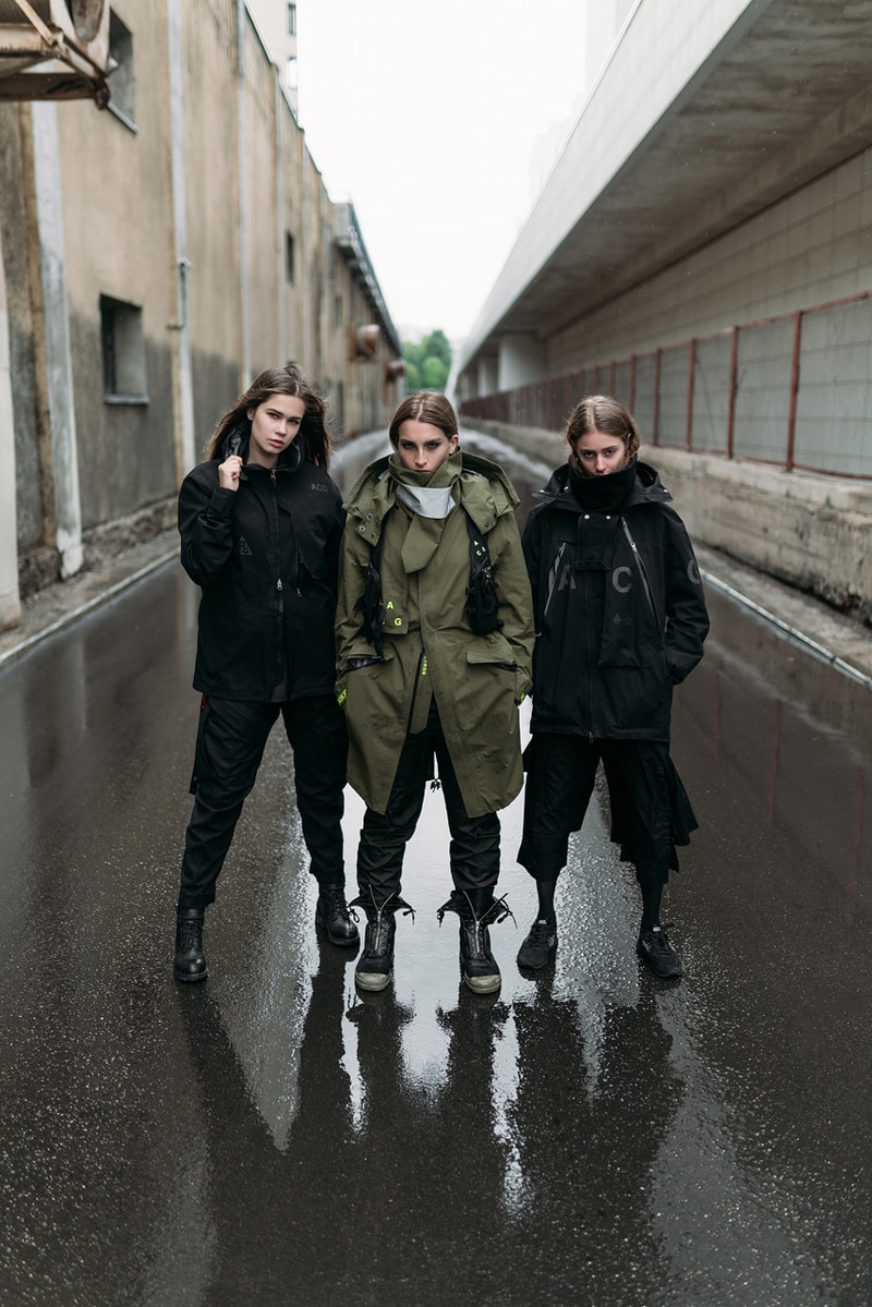 'items.' Magazine Nike ACG Womenswear Editorial errolson hugh tribute clothing sneakers footwear techwear russia