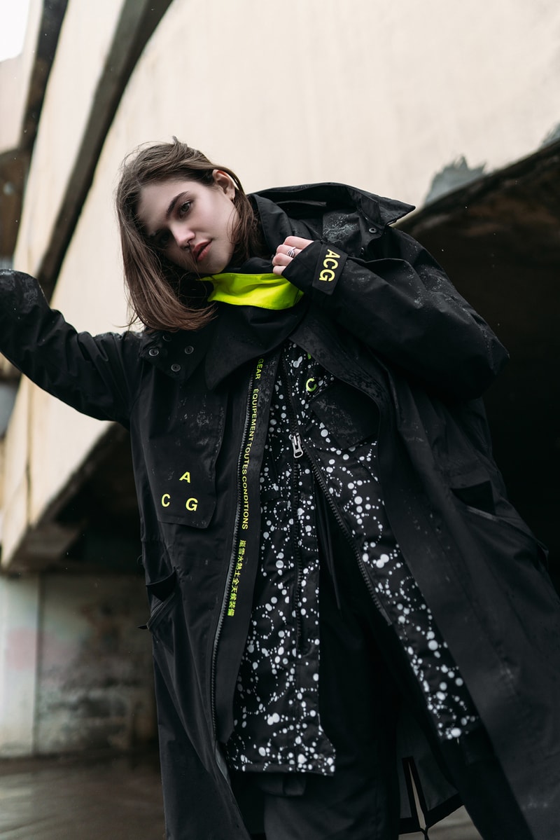 'items.' Magazine Nike ACG Womenswear Editorial errolson hugh tribute clothing sneakers footwear techwear russia