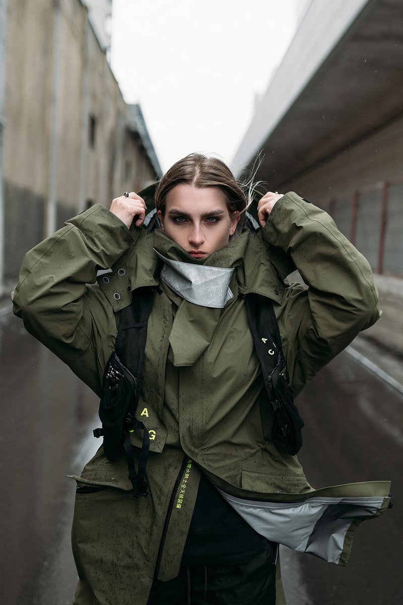 'items.' Magazine Nike ACG Womenswear Editorial errolson hugh tribute clothing sneakers footwear techwear russia