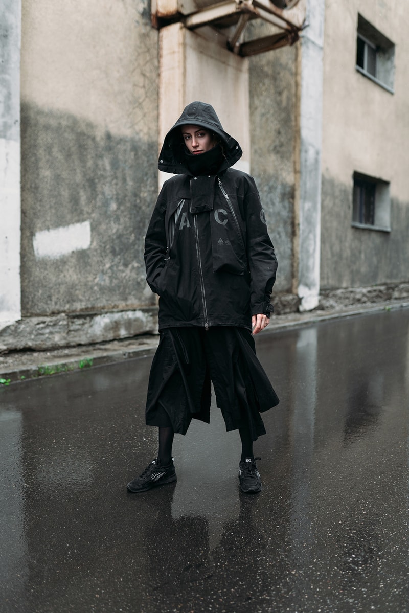 'items.' Magazine Nike ACG Womenswear Editorial errolson hugh tribute clothing sneakers footwear techwear russia