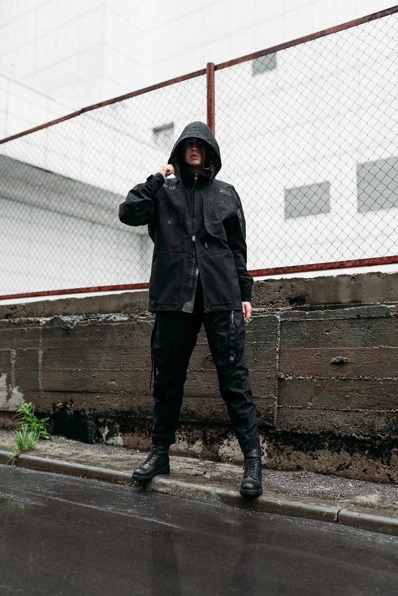 'items.' Magazine Nike ACG Womenswear Editorial errolson hugh tribute clothing sneakers footwear techwear russia