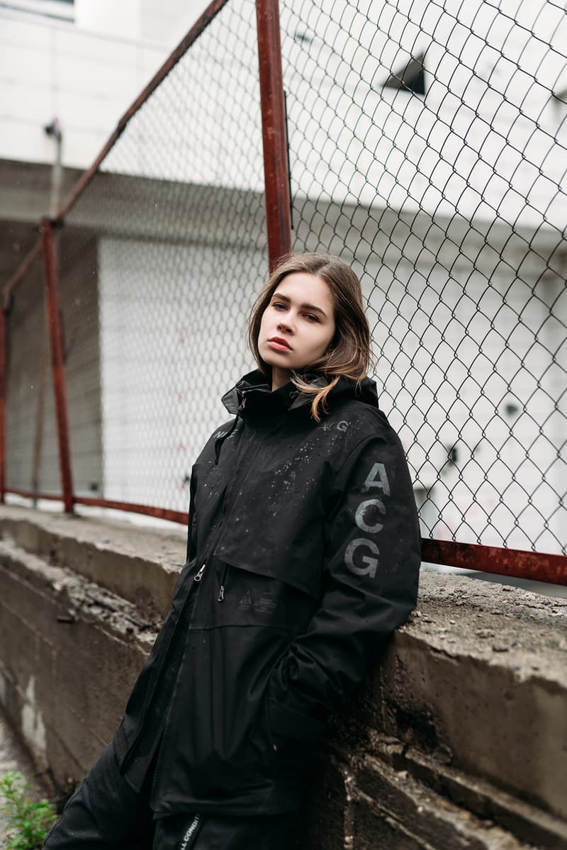 'items.' Magazine Nike ACG Womenswear Editorial errolson hugh tribute clothing sneakers footwear techwear russia