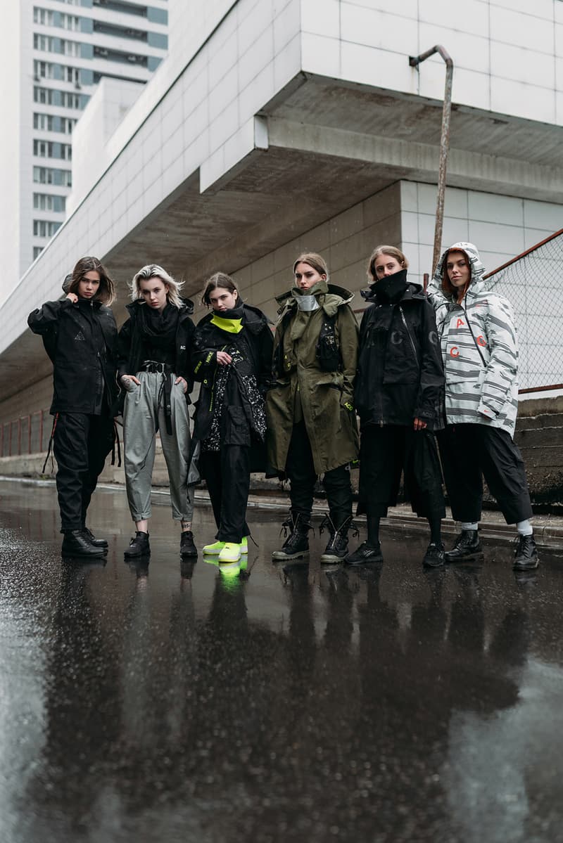 'items.' Magazine Nike ACG Womenswear Editorial errolson hugh tribute clothing sneakers footwear techwear russia