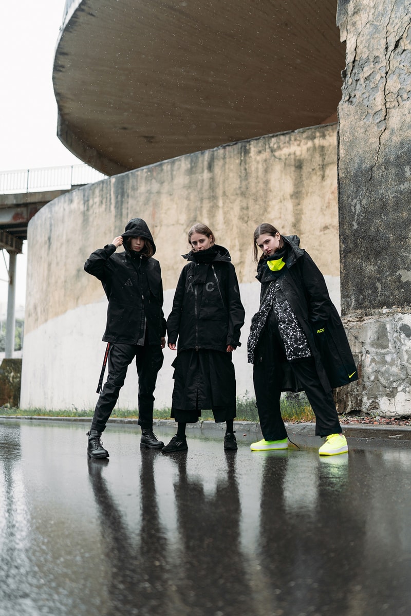'items.' Magazine Nike ACG Womenswear Editorial errolson hugh tribute clothing sneakers footwear techwear russia