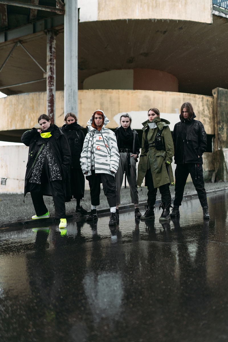 'items.' Magazine Nike ACG Womenswear Editorial errolson hugh tribute clothing sneakers footwear techwear russia