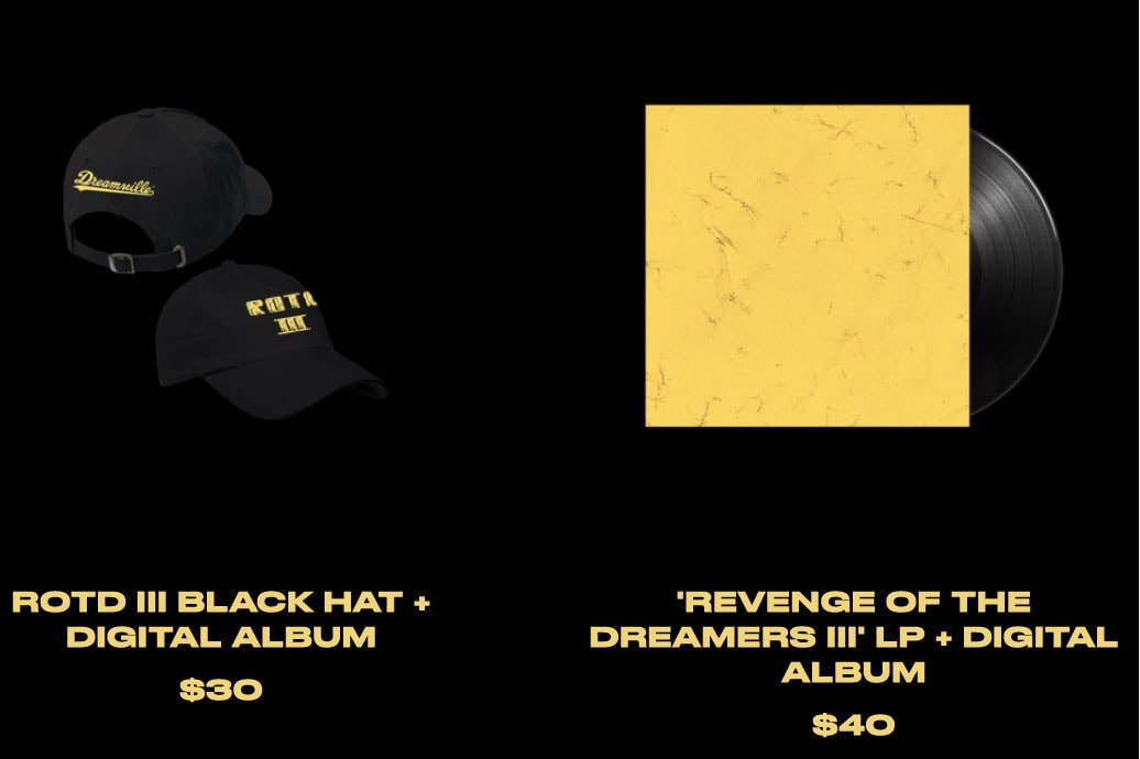 'Revenge of the Dreamers 3' Limited-Edition Merch j cole dreamville 