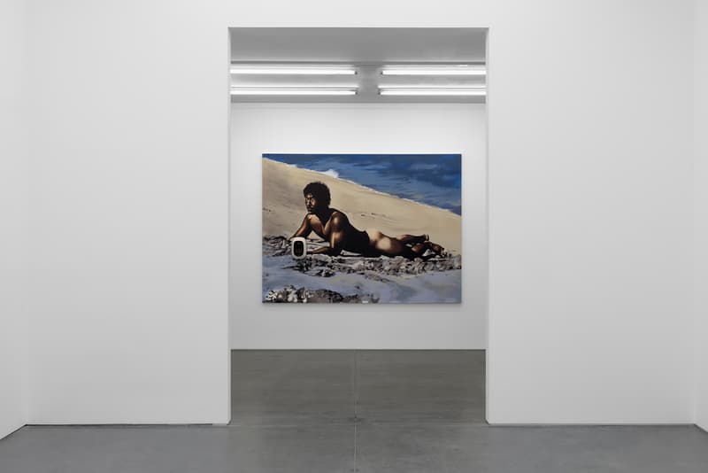 Jamian Juliano-Villani "Let's Kill Nicole" Massimo De Carlo London Art Exhibition Amy Winehouse Ovartaci Marni Hyper Real Irrational Behavior Look Inside