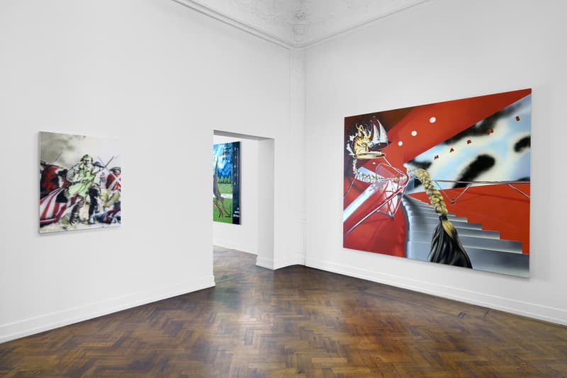Jamian Juliano-Villani "Let's Kill Nicole" Massimo De Carlo London Art Exhibition Amy Winehouse Ovartaci Marni Hyper Real Irrational Behavior Look Inside
