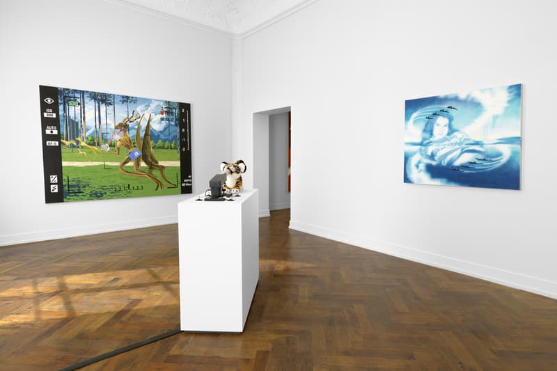 Jamian Juliano-Villani "Let's Kill Nicole" Massimo De Carlo London Art Exhibition Amy Winehouse Ovartaci Marni Hyper Real Irrational Behavior Look Inside