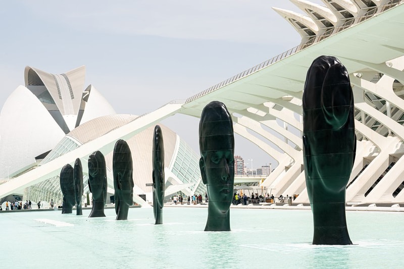jaume plensa valencia sculptures artworks installations