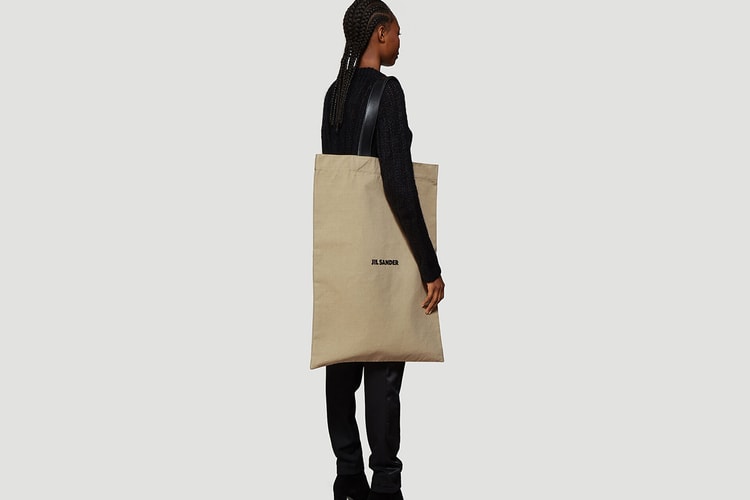 Jil Sander Releases Oversized Flat Canvas Tote Bag