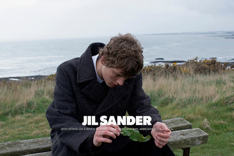 Jil Sander Fall Winter 2019 Advertising Campaign Lucie Meier Luke Meier Creative Directors Photographer Nigel Shafran Scotland Arbroath Loch Earn