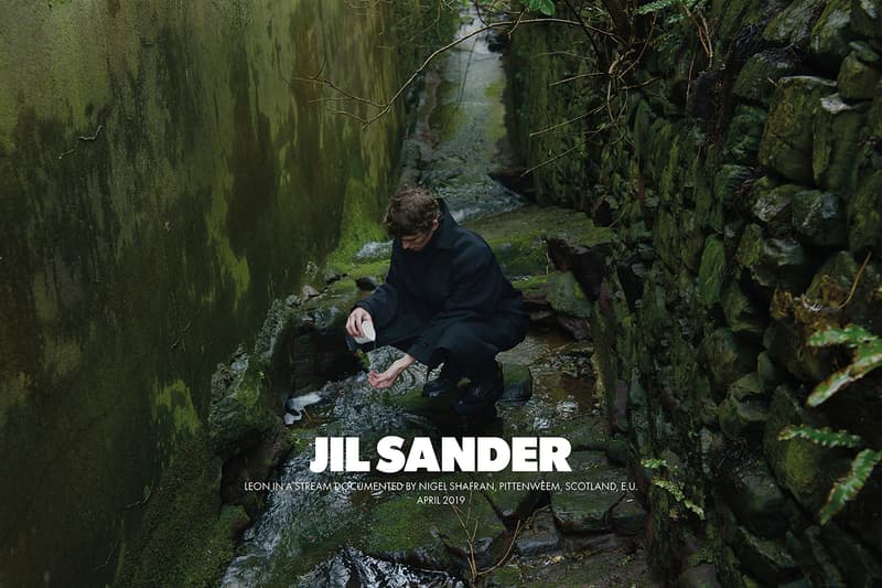 Jil Sander Fall Winter 2019 Advertising Campaign Lucie Meier Luke Meier Creative Directors Photographer Nigel Shafran Scotland Arbroath Loch Earn